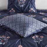 King/Cal King 3 Piece Pintuck Duvet Cover Set B035P217808