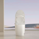 ZNTS Smart Toilet with Voice Control and Bubble Shield,Heated Bidet Seat, Portable toilet with bidet W1872P224586