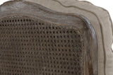 Formal Luxury Accent Chair Plush Cushion Seat and Back Carving Solid Wood Textured Fabric B011P255728