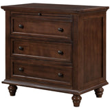 U_STYLE 3-Drawer Storage Wood Cabinet, End Table with Pull out Tray WF319367AAD