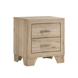 2 Drawers PB Nightstand in Natural Finish B016P256426