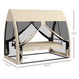 Garden rocking chair with canopy 23497304