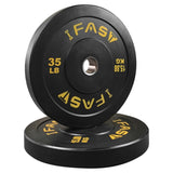 ZNTS Weight Plates, Rubber Bumper Plates, 2 Inch Steel Insert 35lb Bundle Options Available for Home Gym 64903639