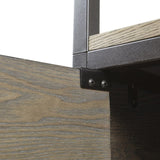 3-Shelf Bookcase with Storage Cabinet B035118581