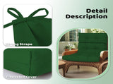 High Back Chairs Set of 2, Waterproof Outdoor Rocking Chair with Ties, Rocking Chair 25705302