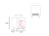 FM FURNITRE Loli Bathroom Vanity with Integrated Sink, Wengee B128P293886