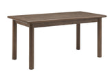 60" Rectangular Dining Table for 6 Person, Retro Kitchen Table,en Dinner Room Table with Solid W1801P181983
