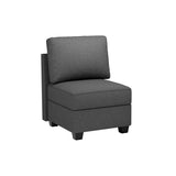 Modular Sectional Sofa with Storage Seat Upgrade Convertible Sofa Couch for Living Room/Deep 27'' B2716P236648