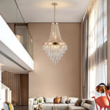 (Same as W1340102274/L5004) Gold Crystal Chandeliers,Large Contemporary Luxury Ceiling Lighting for W1340P189296