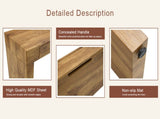 Elegant Natural Wood Grain Bar Table-50 Inches Long, a Practical Choice for Modern Homes.Wood Grain W2920P495957