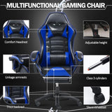 Game Chair, Adult Electronic Gaming Chair, Ergonomically Designed, PU Leather, Lounge Chair with 93126939