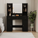 Newly designed smart mirror table with drawers and storage cabinet, table with W1320P147407