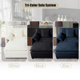Oversized 41.73" Sofa Chair, Modern Upholstered Armchair with 1 Toss Pillow, Modular Sectional Sofa W3163P269209