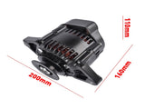 Black Mini Alternator ES1004BK with V-belt Pulley Fits for Denso Style 12 Volts Systems 19680420