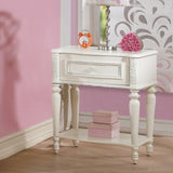 Ivory 1-Drawer Nightstand B062P215402