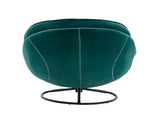 Accent chair TV Chair Living room Chair with Ottoman-GREEN W676P232274