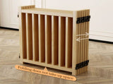 (6 Panel) Wooden Freestanding Dog Gates for The House,Dog Gates for Doorways, Stairs,Wood Dog Fences W2641P336052