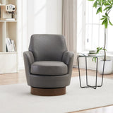 PU leather Swivel Barrel Chair, Swivel Accent Chairs Armchair for Living Room, Reading Chairs for W1361P147131
