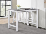 3 Pieces Counter Set Hanging Stool Easy To Clean For Small Space W2537P211105