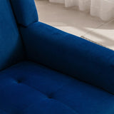 Modern Soft Velvet Material Ergonomics Accent Chair Living Room Chair Bedroom Chair Home Chair With W676P313964