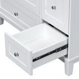 ZNTS [Cabinet Only] 36" Bathroom vanity, white WF307083AAK