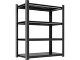 4-Tier Adjustable Height Metal Storage Shelving Unit, Heavy Duty Utility Rack for Basement, Garage, 96781521