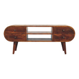 Chestnut Circular Media Unit B182P166635