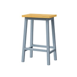 K&K Solid Wood Bar Stools , 25.6" Tall Set of 2 Bar Chairs, Kitchen Counter Stools N707P185529G