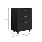 Penny Storage Cabinet, Three Drawers , Four Casters B128P148951