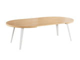 Extendable table,DINING TABLE,OFFICE TABLE,COFFEE TABLE,metal leg,MDF top,100/140/180x100x75cm,OAK W234P288304