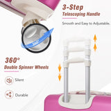 Hardshell Luggage Sets 3 Pieces 20"24" Luggages and Cosmetic Case Spinner Suitcase with TSA Lock N732P171583H