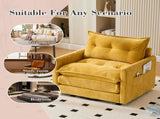 UNITED WE WIN Swivel Barrel Chair - Mid Century Modern Chair, Thick Padded Arm Chair with Solid W1568P290085
