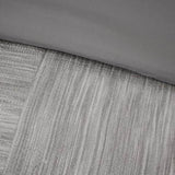 7 Piece Printed Seersucker Comforter Set Grey King B03597115