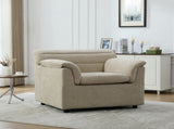 38.11"W Oversized Accent Chair,Comfy Upholstered Reading Chair,Chenille Armchair for Living Room W3189P538195