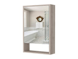 Modesto Medicine Cabinet, One Open Shelf, Mirrored Cabinet With Two Interior Shelves B128P148754