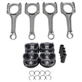 Pistons Connecting Rods 23mm Set For 2.0 TFSI Audi VW A4 Q5 Jetta GTI CAE CCTA 06H198401A 06J198401D 23950700