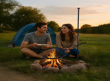 Swivel Campfire Grill, Open Fire Cooking Equipment for Camping with Height Adjustable Grill Grate 53200105