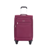 3-Piece Set ,Softshell Suitcase Spinner Wheels Terylene Polyester W284P197004