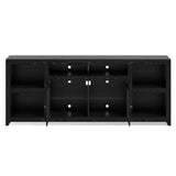 75 inch TV Stand Console for TVs up to 90 inches, No Assembly Required, Mocha Finish GL-B108P160183