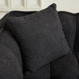 Soft beanbag chair with high resilience foam core for two people. The comfortable square recliner W1996P309526
