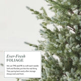 Colorado Blue Spruce 7.5ft Christmas Tree Pre-Lit Artificial Full with 4,076 Branch Tips & 1,518 45174878