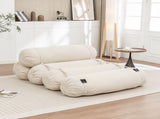Adjustable Floor Sofa, Corduroy Lazy Sofa with Adjustable Straps for Versatile Configurations, W1170P365603