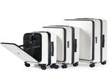 Luggage,with front opening,TSA approved lock,hardshell suitcase,White W2880P208359