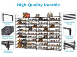 10 Tiers Shoe Rack Storage Organizer Shoe Shelf Organizer for Entryway Holds 80 Pairs Shoe, 04139794