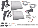 9"x12" Standard Trim Tab Kit 12V with Double Rocker Switch Fit for Boat 16-25ft 15101-104 96681812
