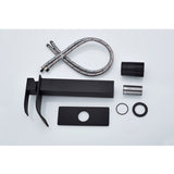 Waterfall Spout Single Handle Bathroom Sink Faucet W2287P154594