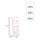 Anthem Bookcase in Melamine with Three Shelves, Black B128P244988