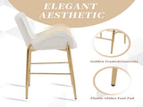 28.75inch Counter Height Bar Stools Set of 2, Bar Height Arm Chairs, Velvet Fabric Stools with N762P199823K