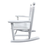 ZNTS Children's rocking white chair- Indoor or Outdoor -Suitable for kids-Durable 42338091