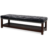 Wooden Base Upholstered Bench for Bedroom for Entryway W68053160